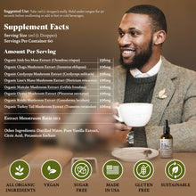 Load image into Gallery viewer, SEA MOSS + SMART SHROOMS LIQUID DROPS | Elevate Your Performance, Balance Your Mind