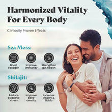 Load image into Gallery viewer, Pure Himalayan Shilajit &amp; Irish Sea Moss Liquid Drops, 85+ Trace Minerals, 60% Fulvic Acid in Great Tasting Mocha Flavor. High Grade Healing Boosts Vitality, Productivity &amp; Collagen
