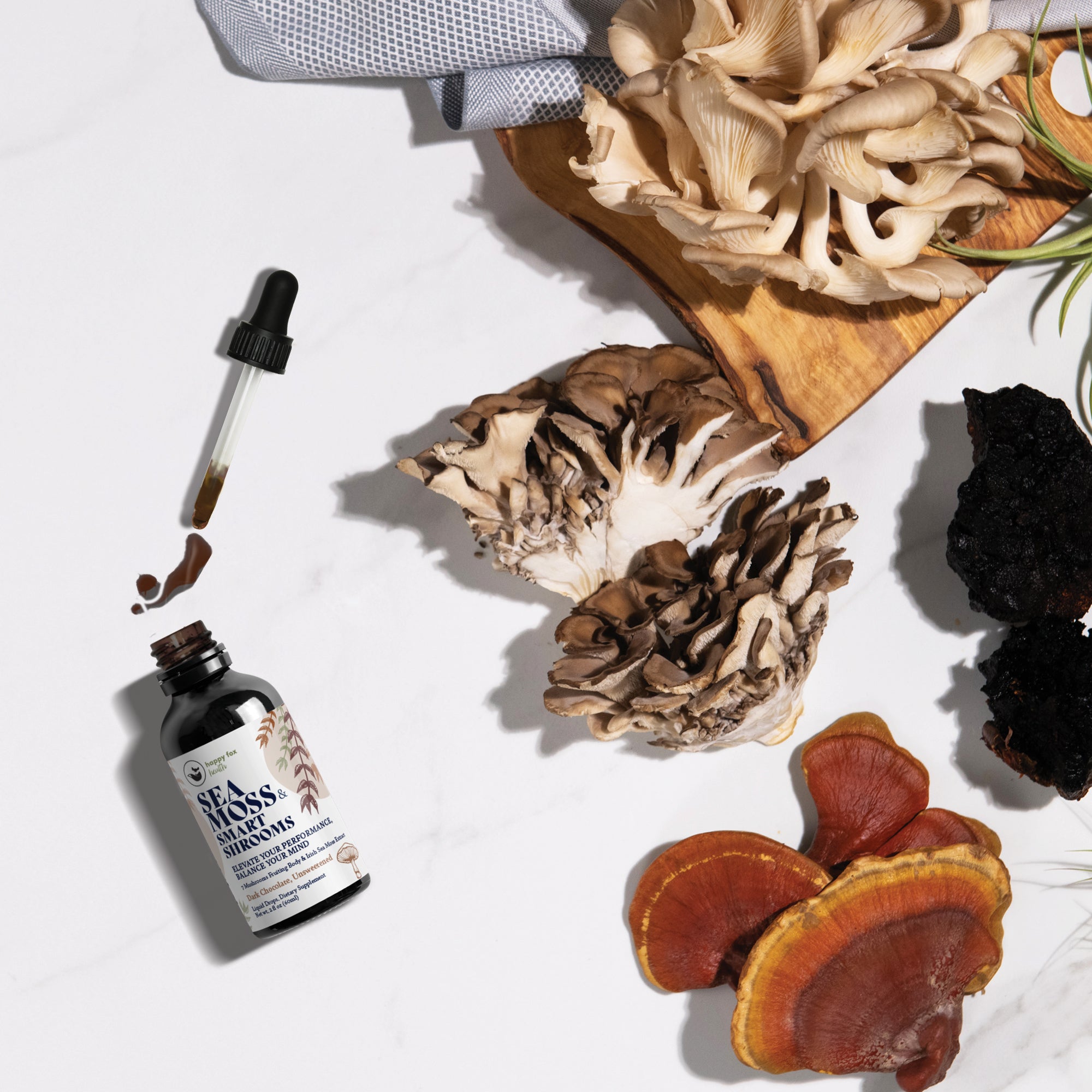 SEA MOSS + SMART SHROOMS LIQUID DROPS | Elevate Your Performance, Balance Your Mind