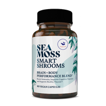 Load image into Gallery viewer, SEA MOSS + SMART SHROOMS CAPSULES | Brain and body functional support
